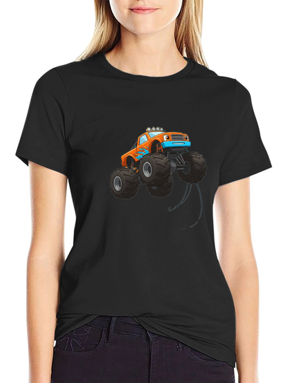 Monster Truck Graphic Tee - Black