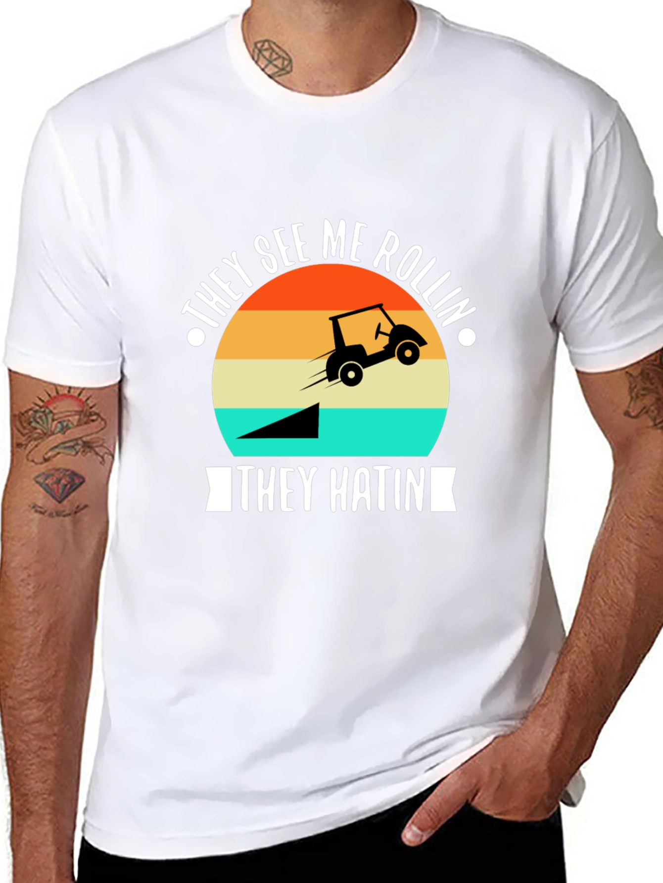 They See Me Rollin Golf T-Shirt