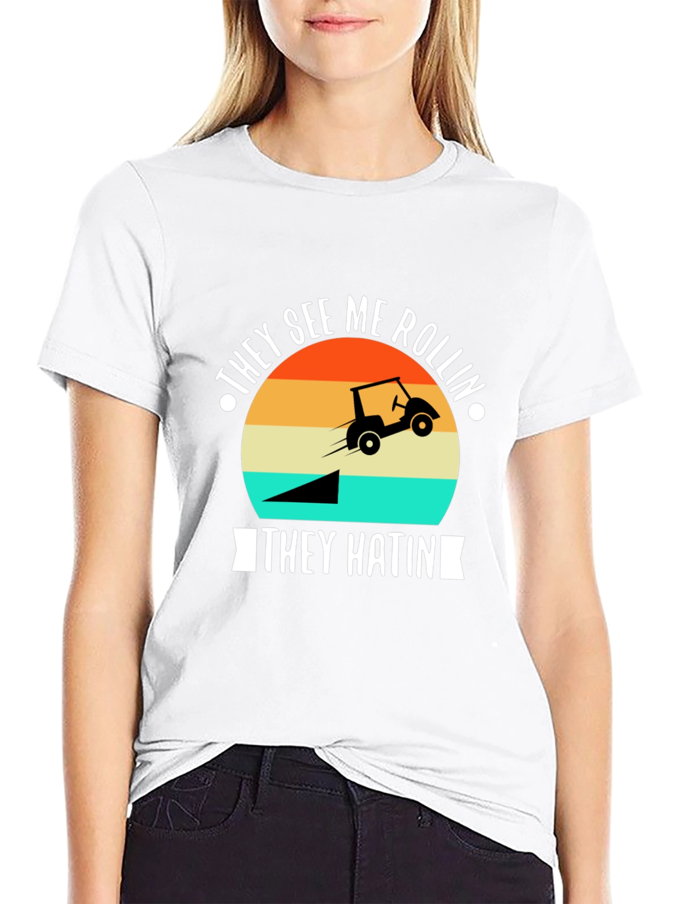 They See Me Rollin Golf T-Shirt