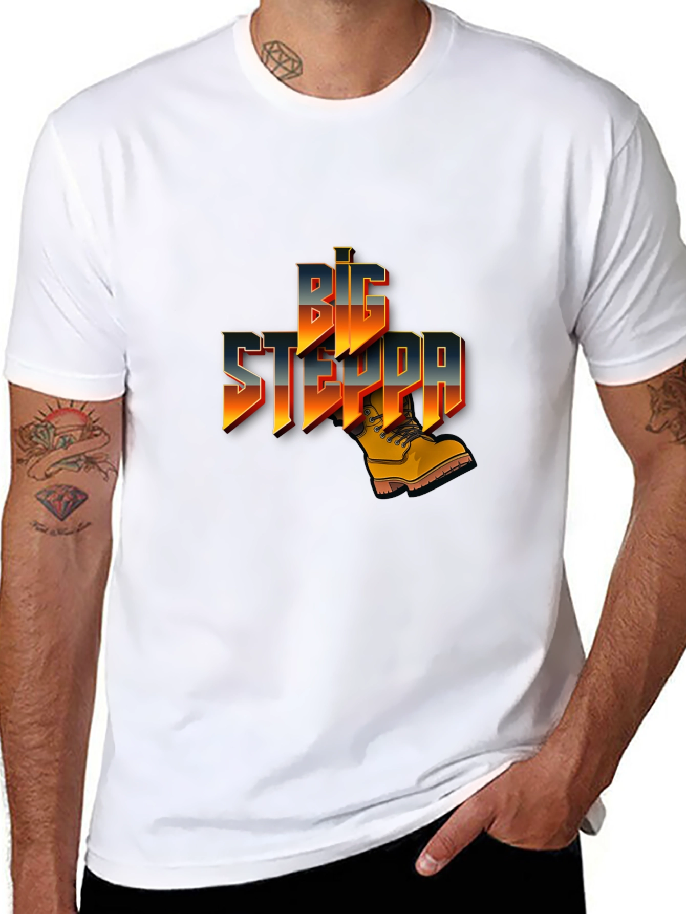 Big Steppa T-Shirt - Cool Graphic Tee