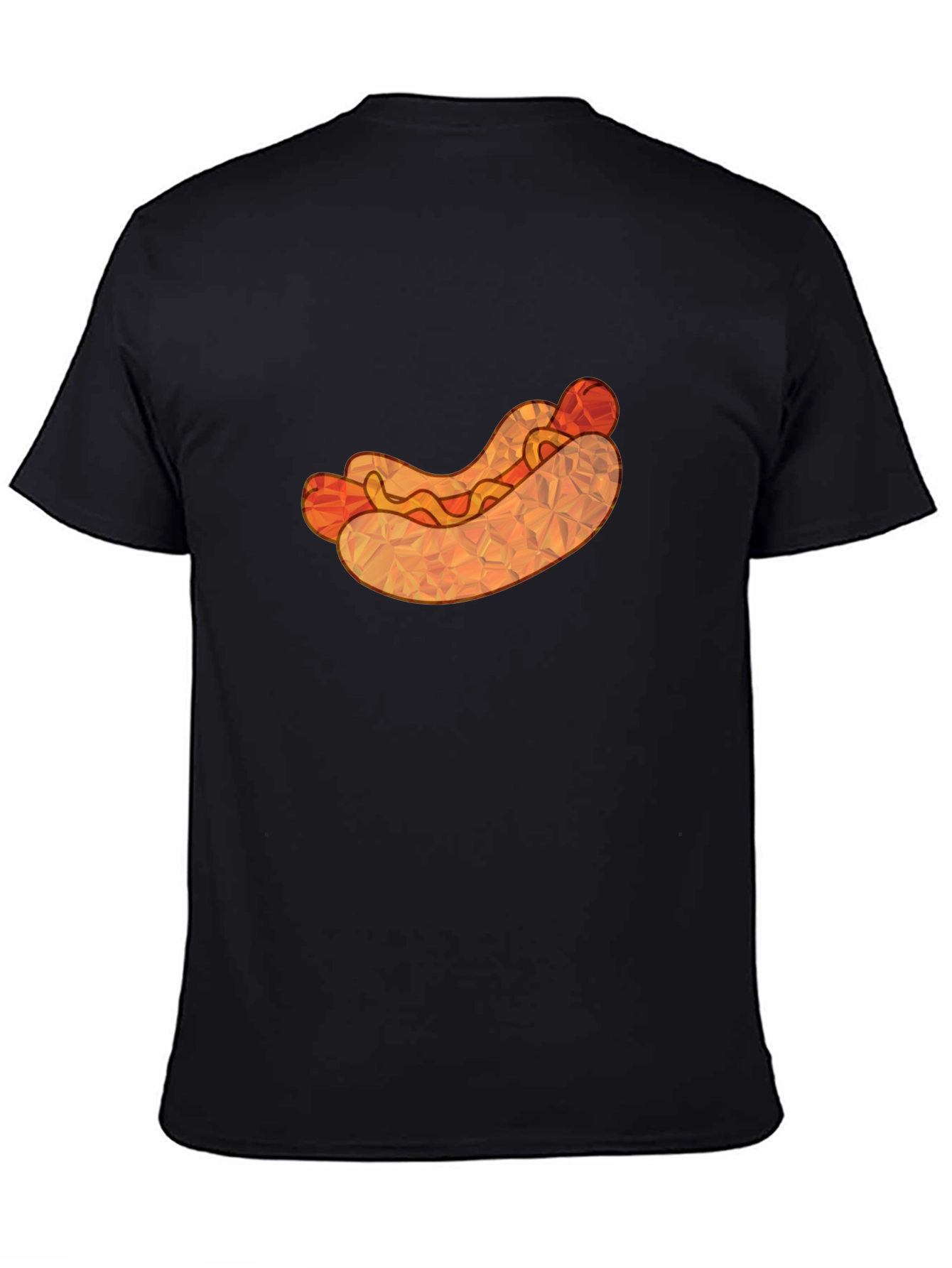 Hot Dog Graphic Tee - Unique Polygon Design