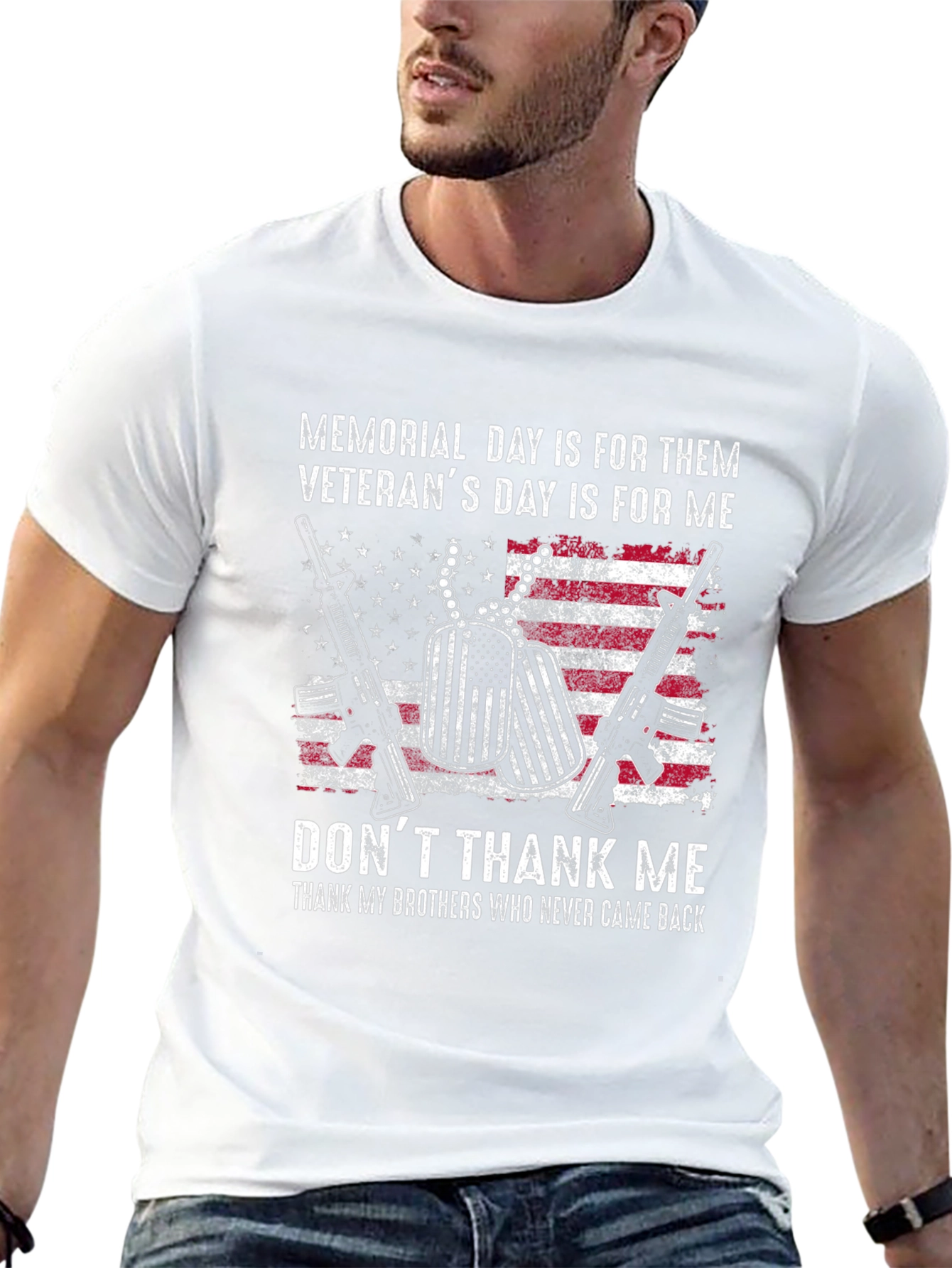 Memorial Day Veterans T-Shirt - Dont Thank Me