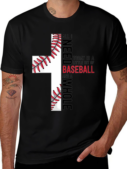 Baseball Cross T-Shirt - Faith and Sport