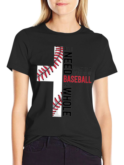 Baseball Cross T-Shirt - Faith and Sport