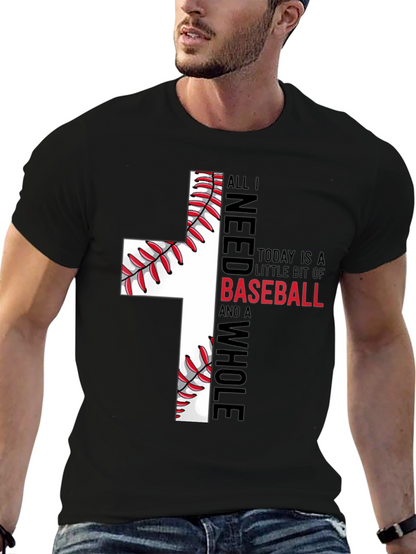Baseball Cross T-Shirt - Faith and Sport