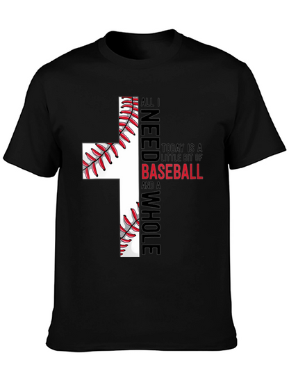 Baseball Cross T-Shirt - Faith and Sport