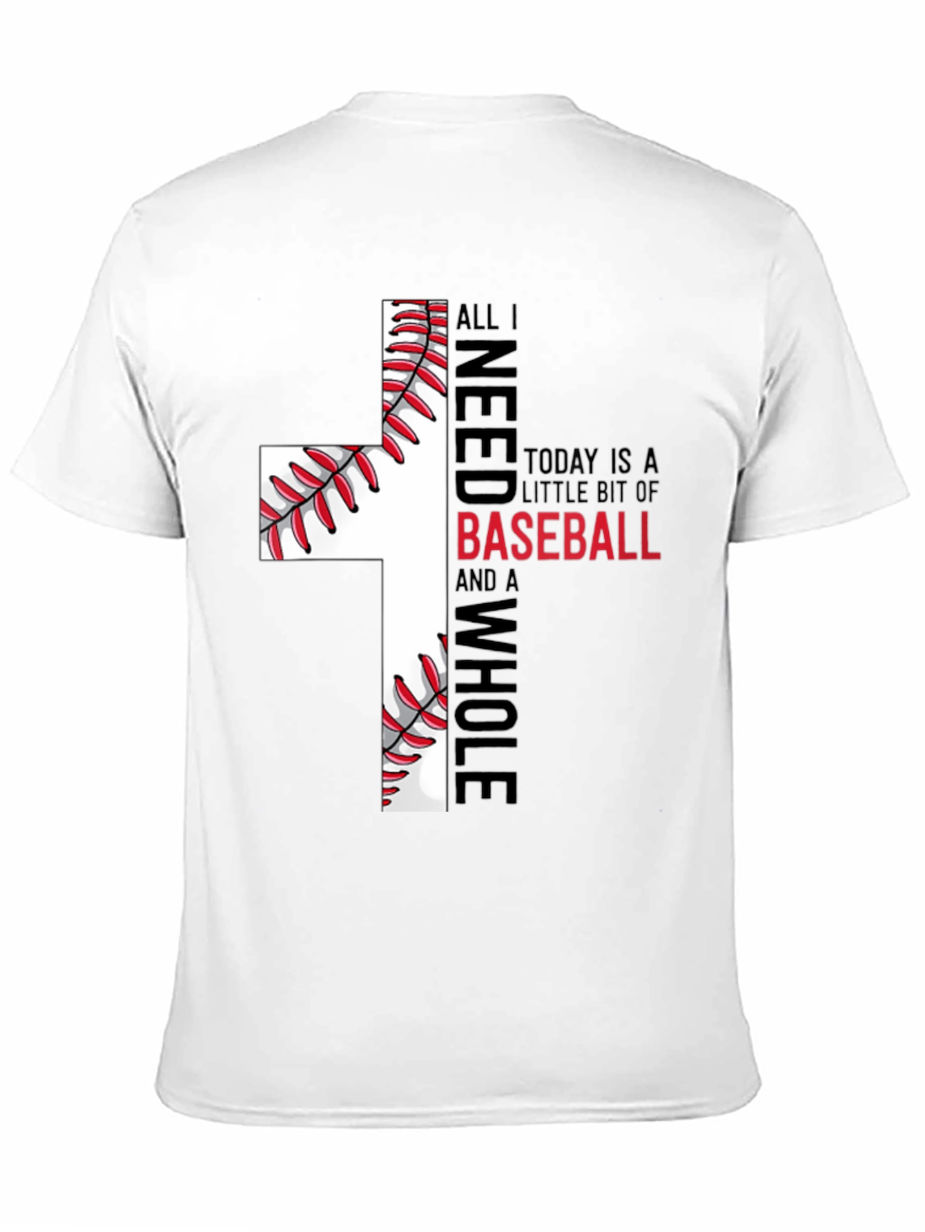 Baseball Cross T-Shirt - Faith and Sport