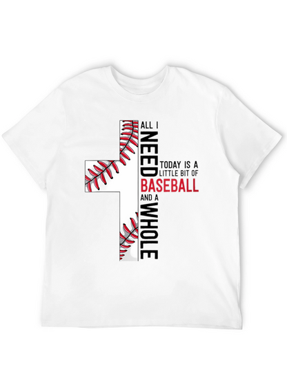 Baseball Cross T-Shirt - Faith and Sport