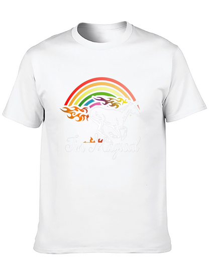 Im Magical Unicorn Rainbow Graphic T-Shirt