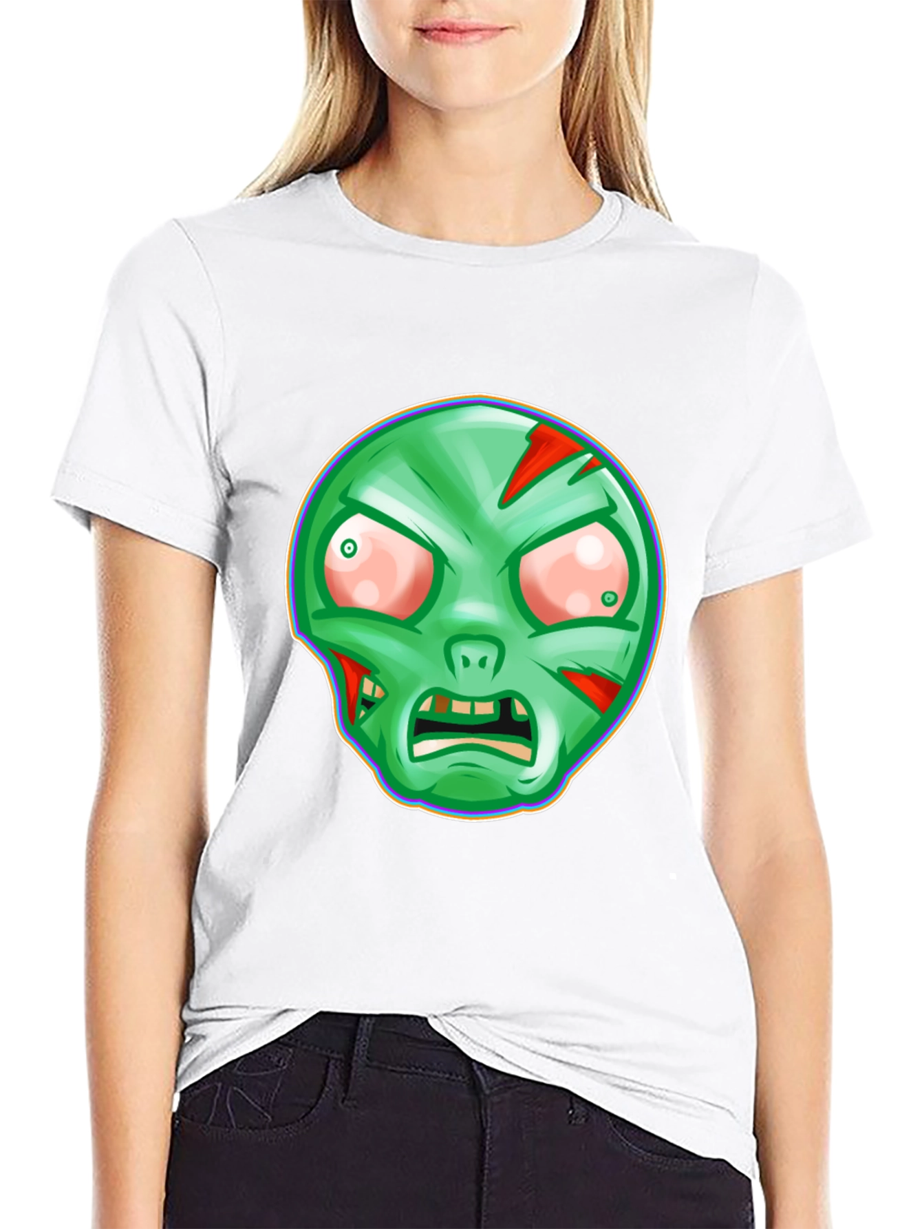Zombie Graphic T-Shirt - Spooky Halloween Tee