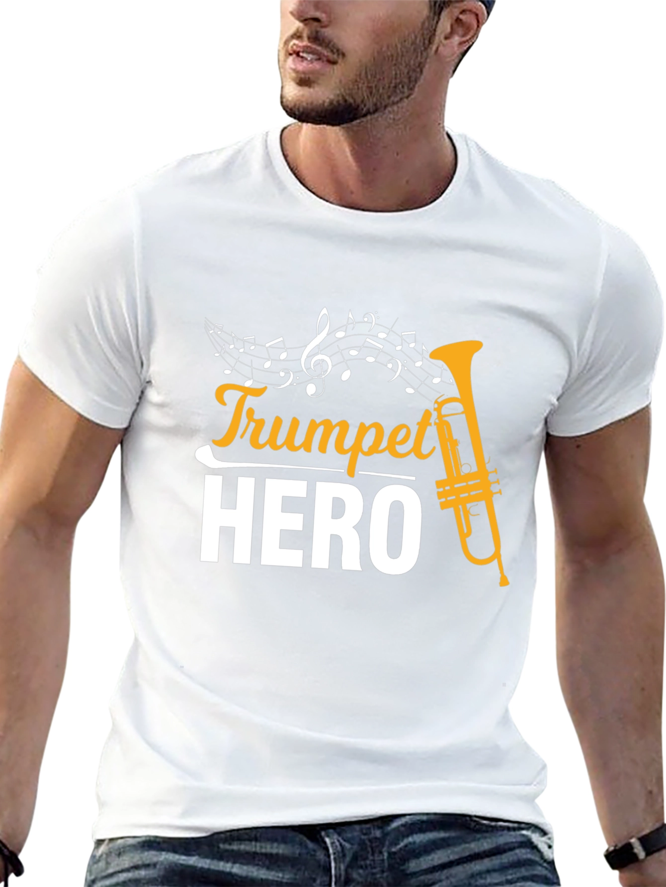 Trumpet Hero T-Shirt | Musician Tee