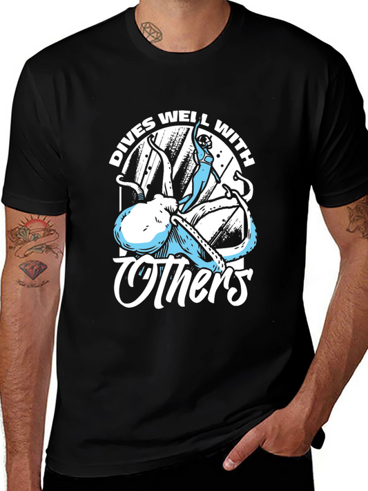 Dives Well With Others Octopus T-Shirt