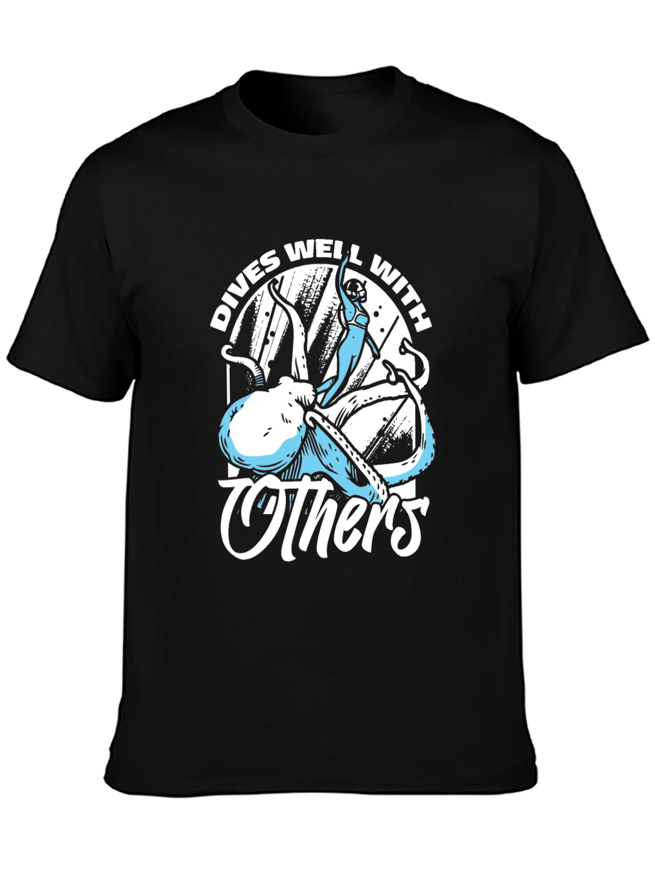 Dives Well With Others Octopus T-Shirt