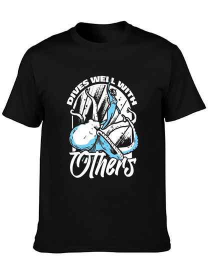 Dives Well With Others Octopus T-Shirt