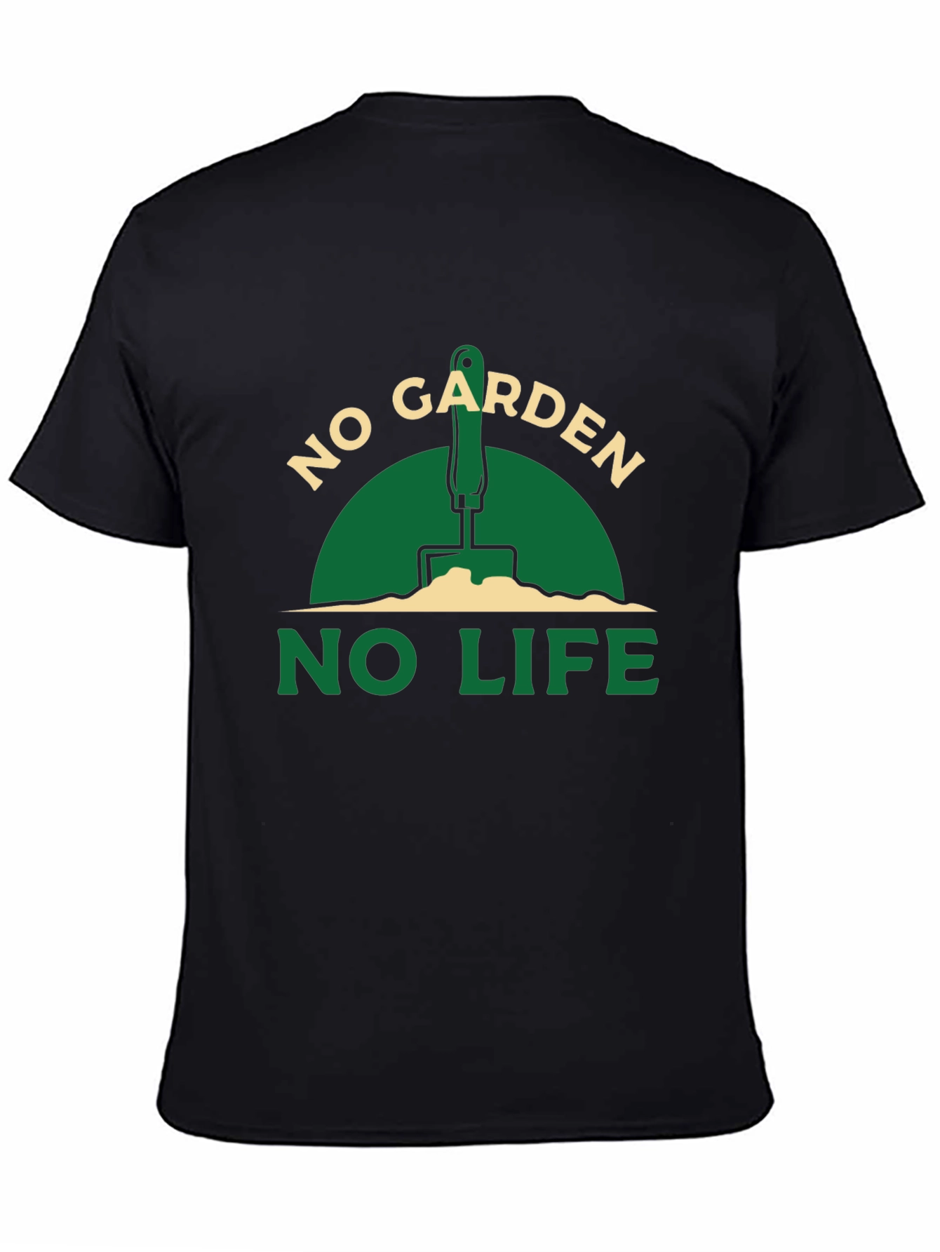 No Garden No Life Black T-Shirt