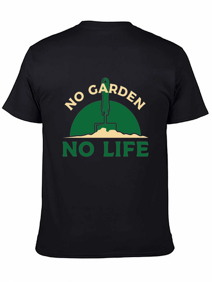No Garden No Life Black T-Shirt