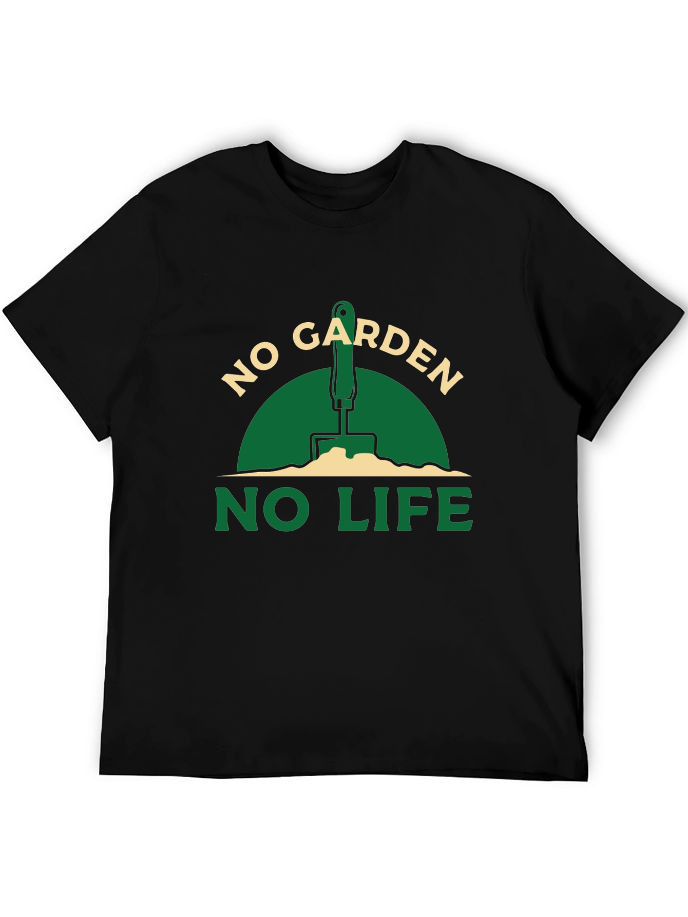 No Garden No Life Black T-Shirt