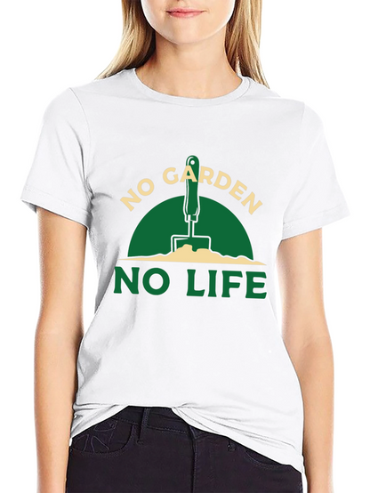 No Garden No Life Black T-Shirt