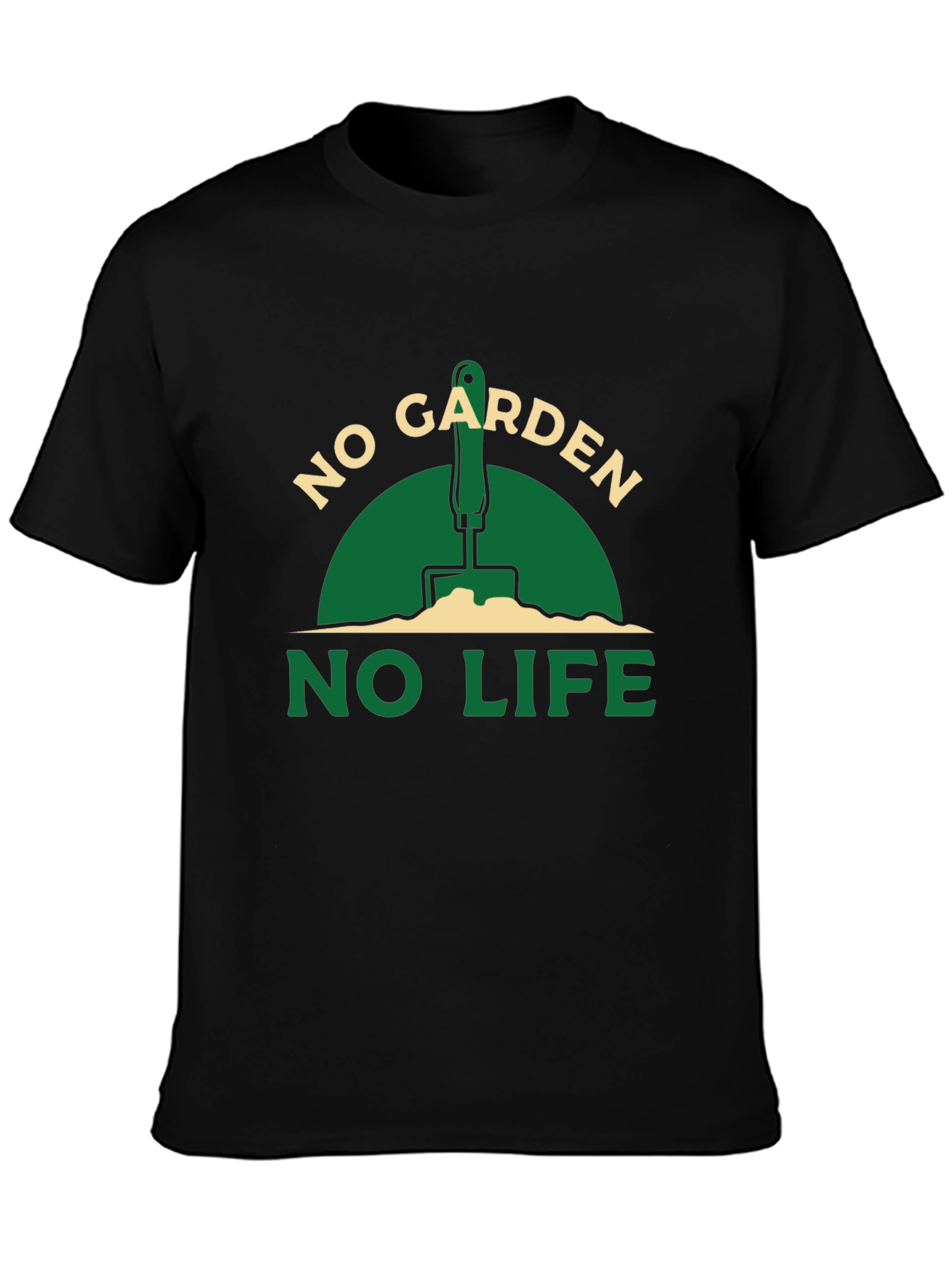 No Garden No Life Black T-Shirt