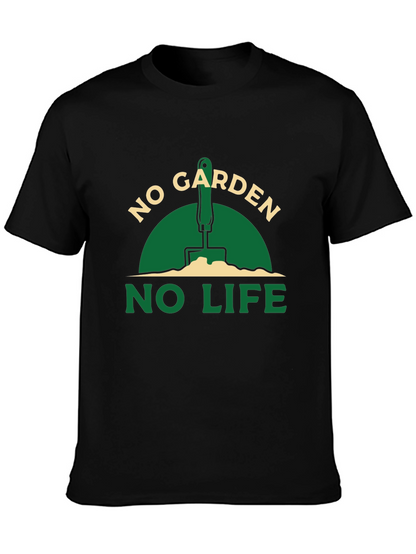 No Garden No Life Black T-Shirt