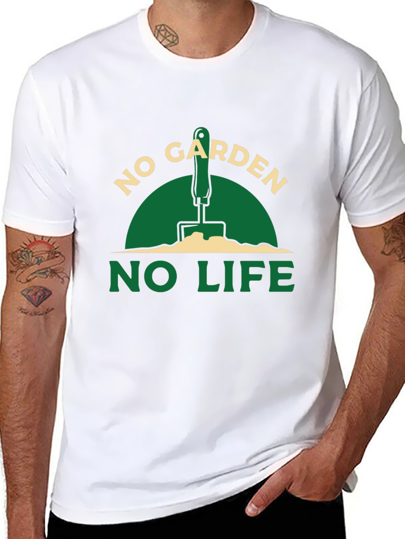 No Garden No Life Black T-Shirt