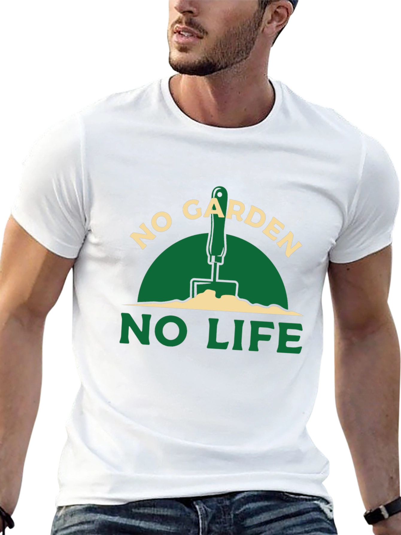 No Garden No Life Black T-Shirt
