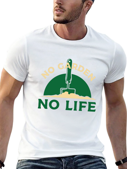 No Garden No Life Black T-Shirt