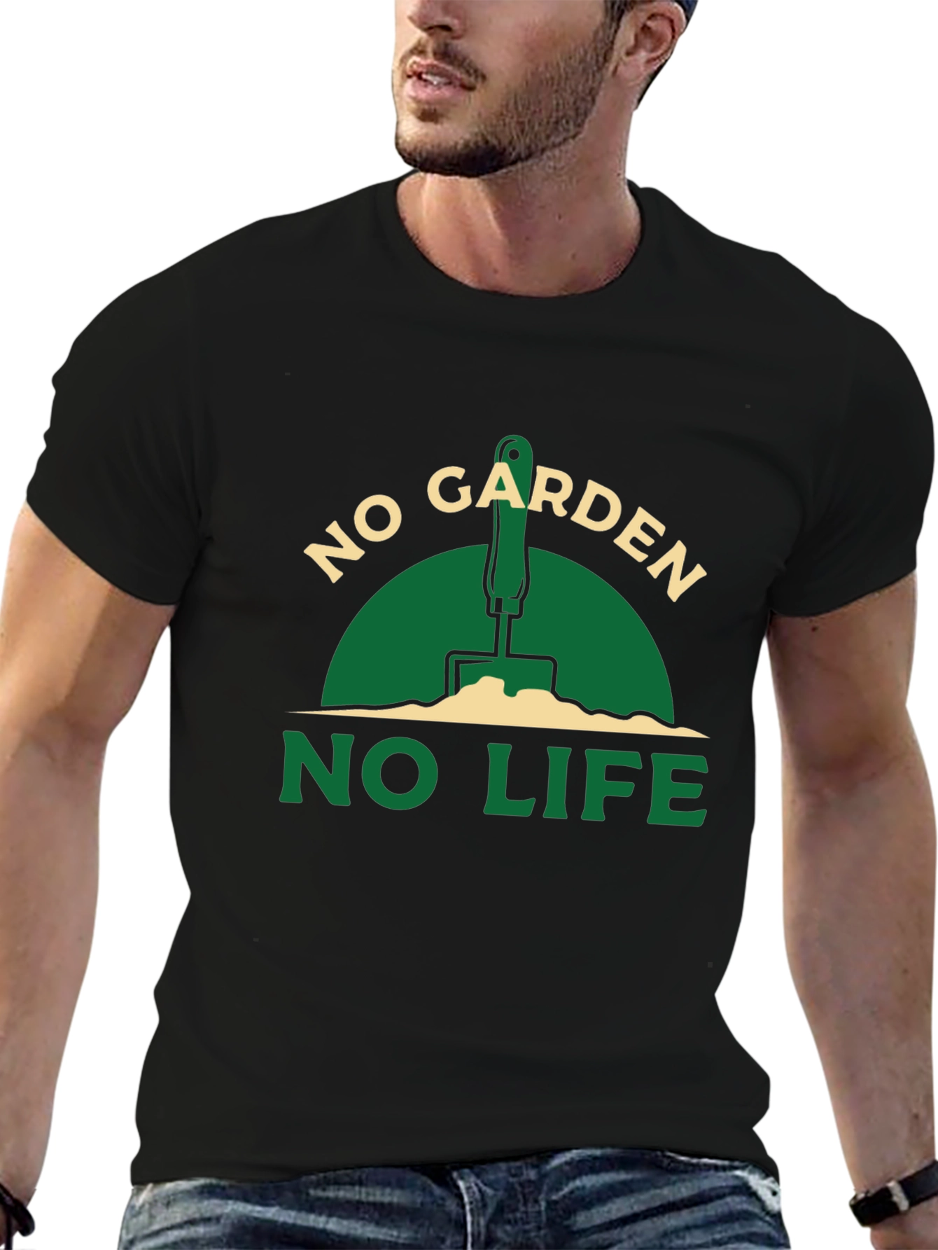 No Garden No Life Black T-Shirt