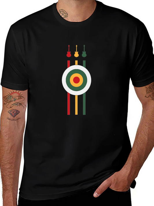 Rasta Guitars Graphic T-Shirt
