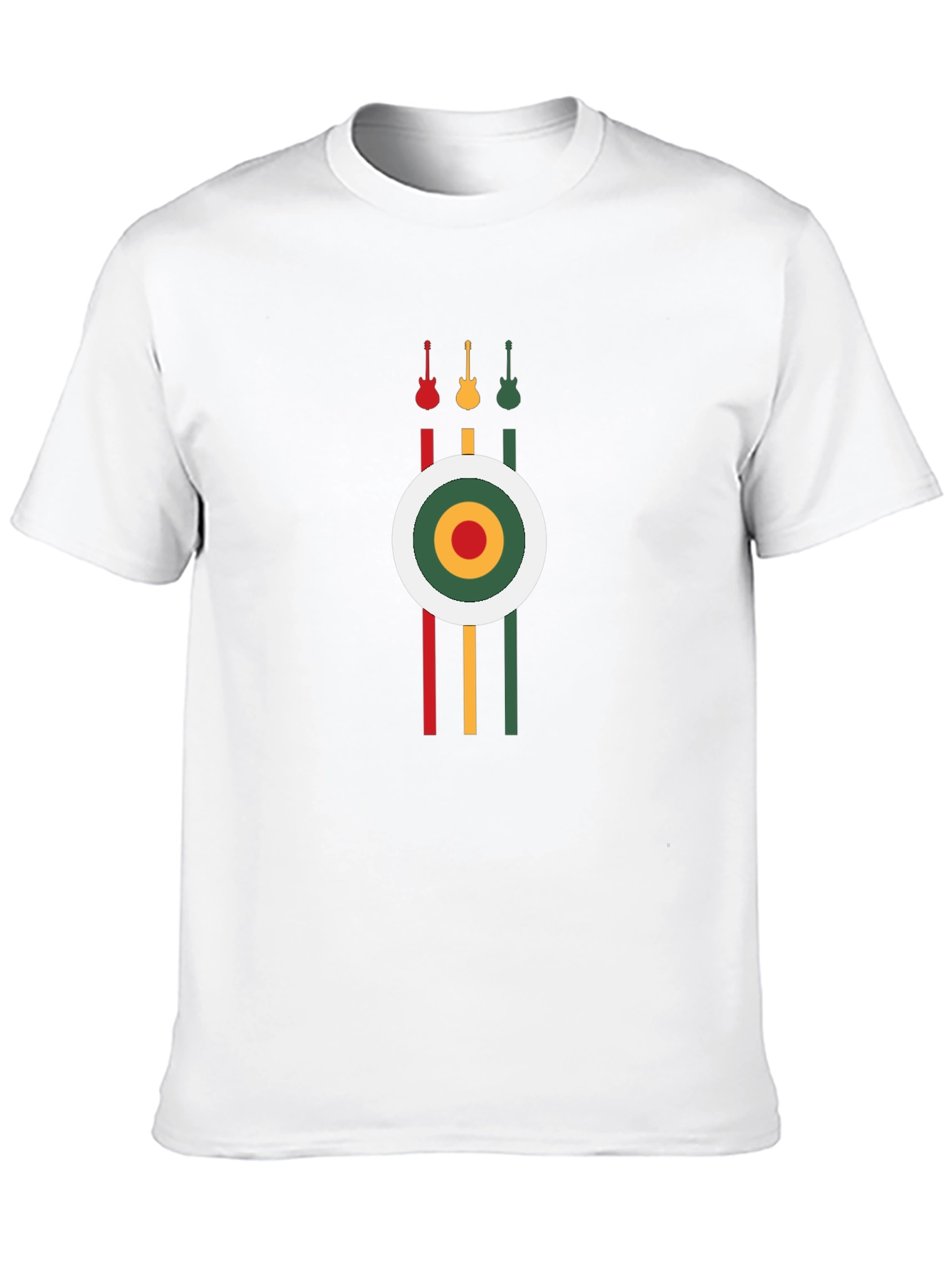 Rasta Guitars Graphic T-Shirt