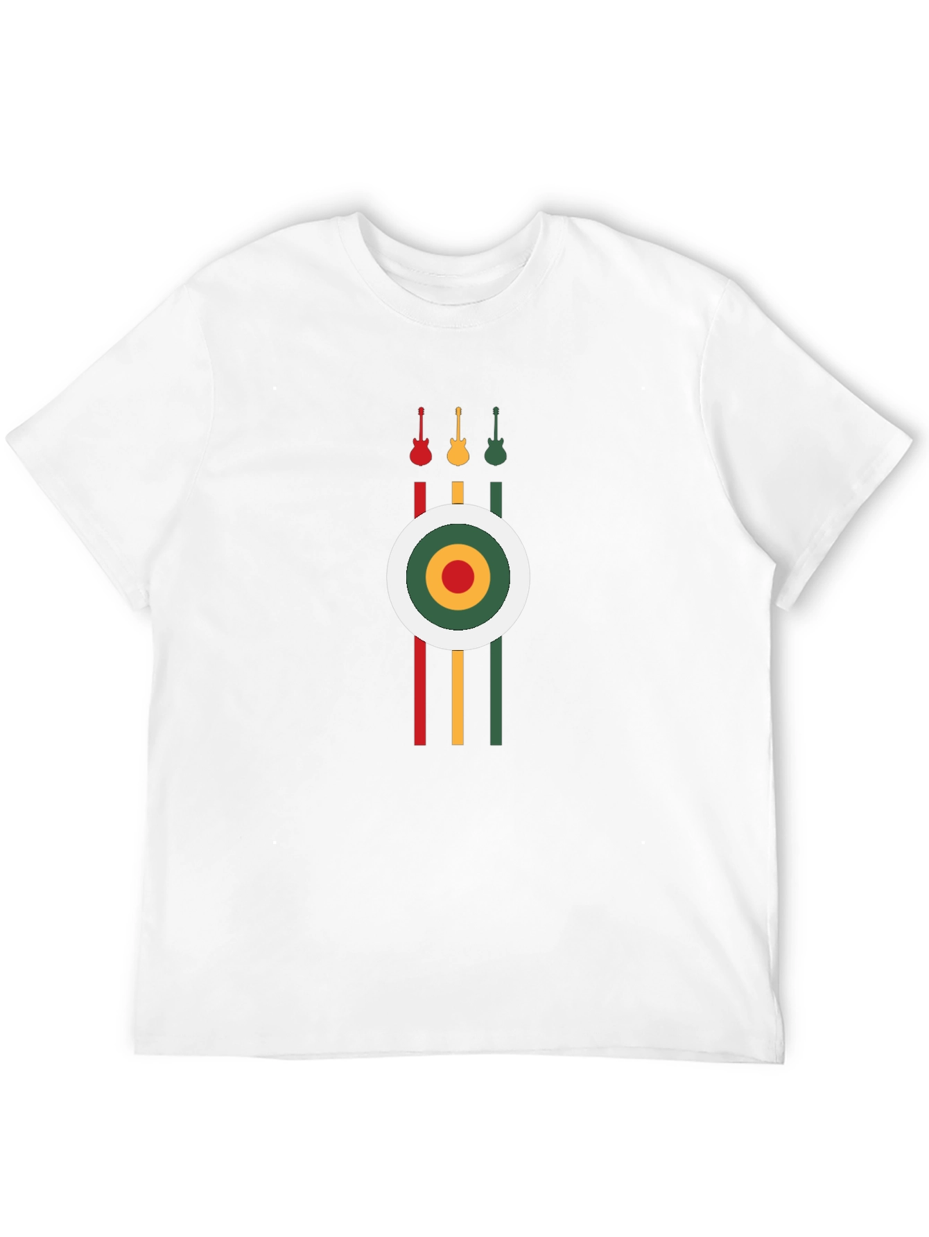Rasta Guitars Graphic T-Shirt