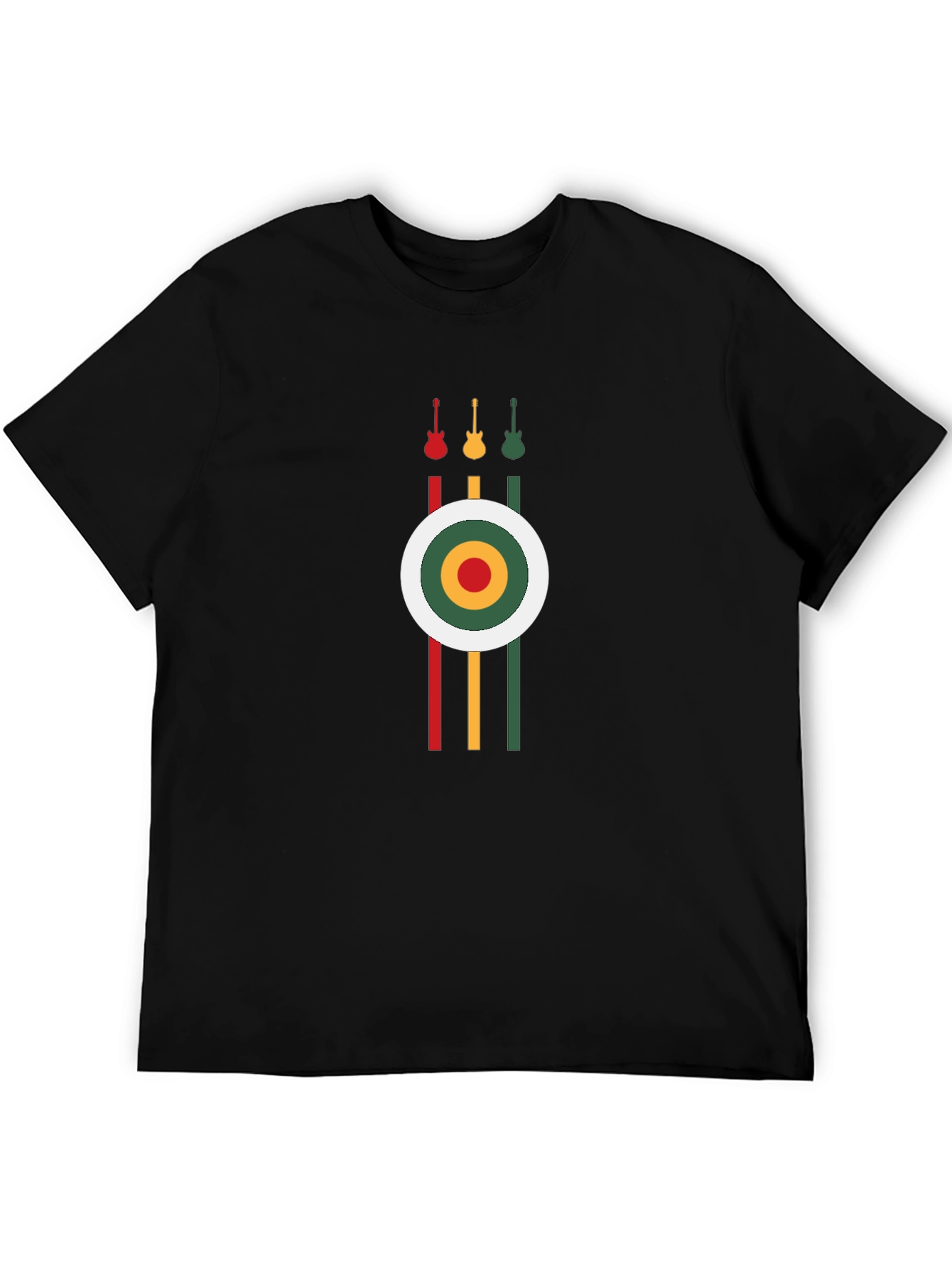 Rasta Guitars Graphic T-Shirt