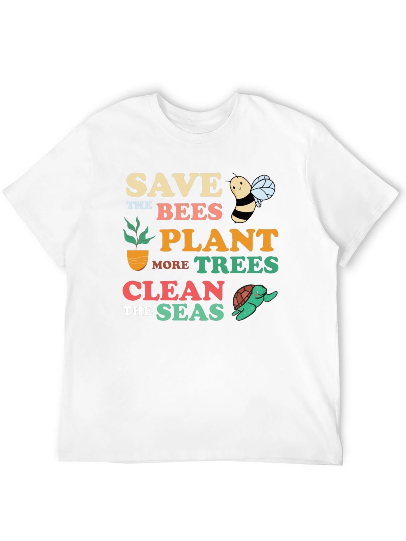 Save the Bees Graphic T-Shirt - Earth Day Apparel