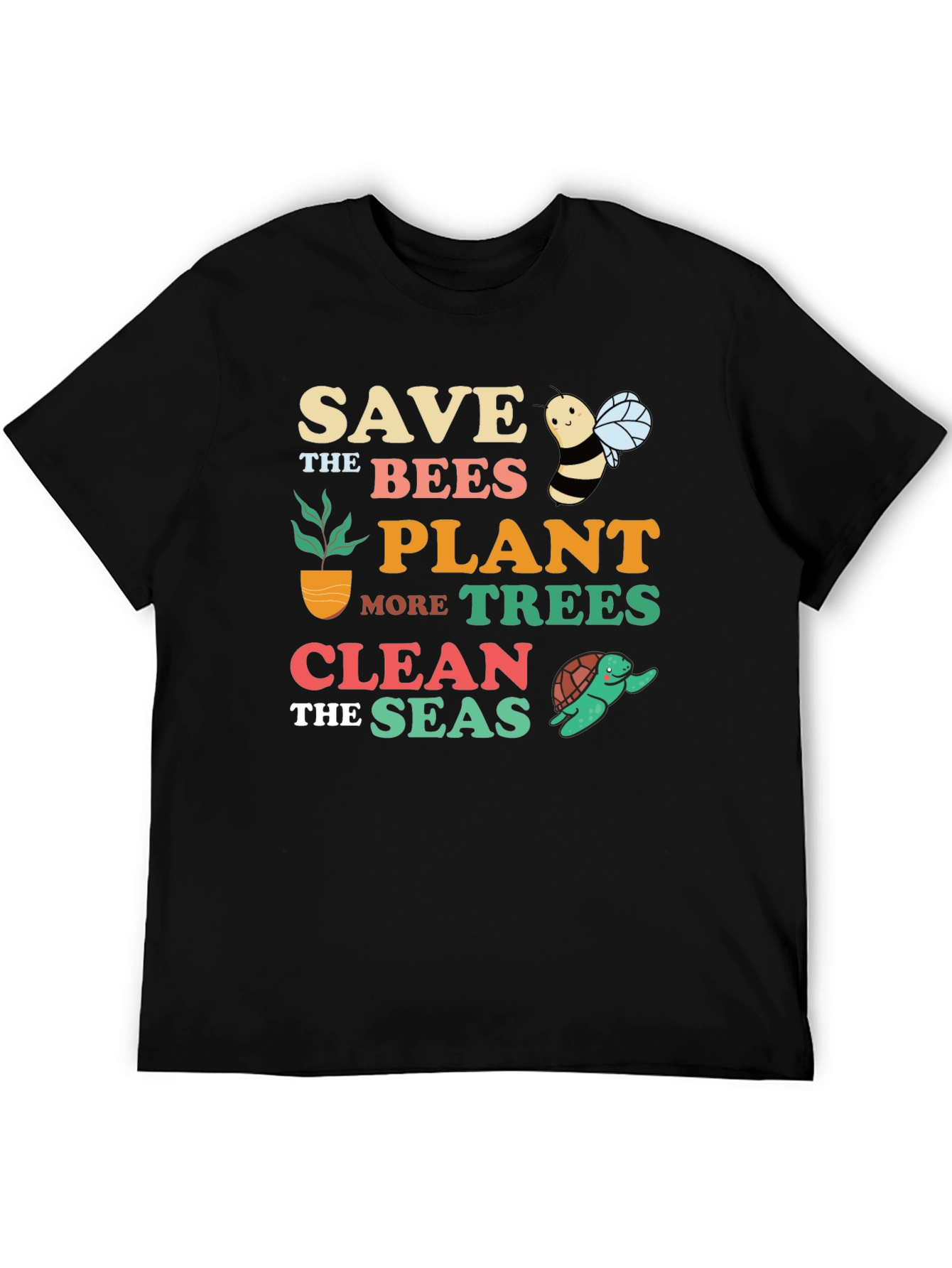Save the Bees Graphic T-Shirt - Earth Day Apparel