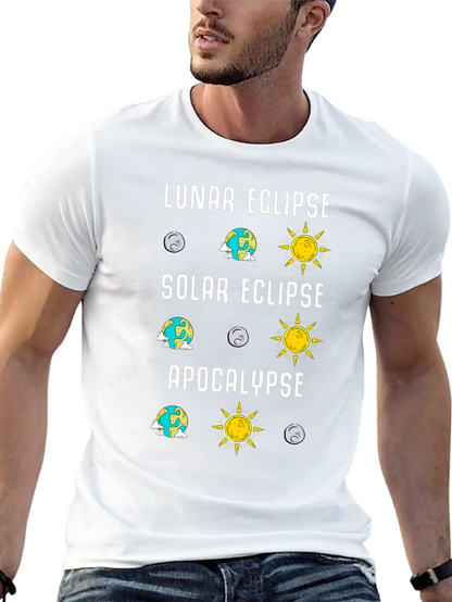 Lunar Solar Eclipse Apocalypse Humor Tee