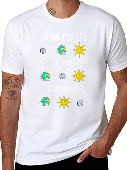 Lunar Solar Eclipse Apocalypse Humor Tee