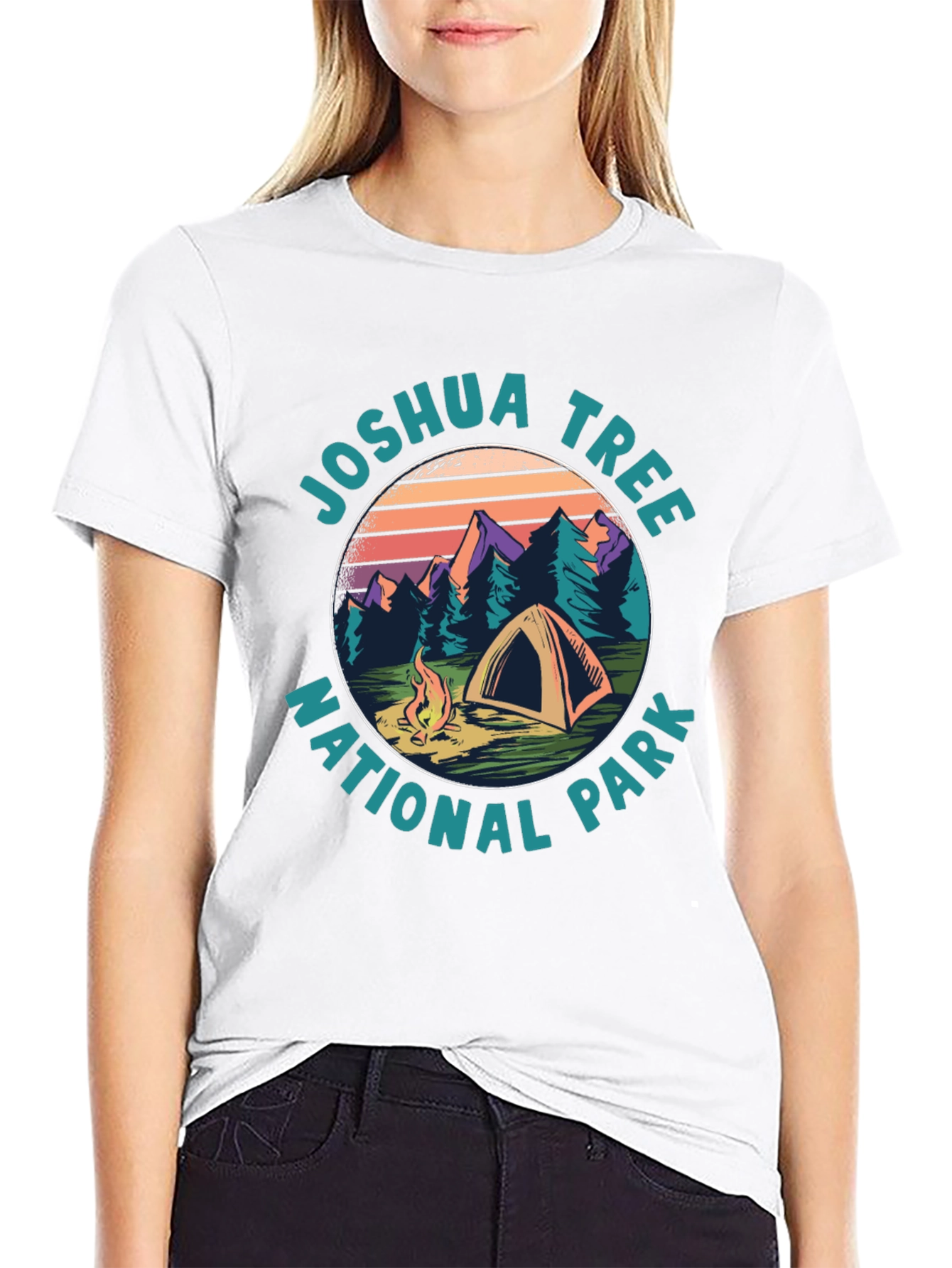 Joshua Tree National Park Camping T-Shirt