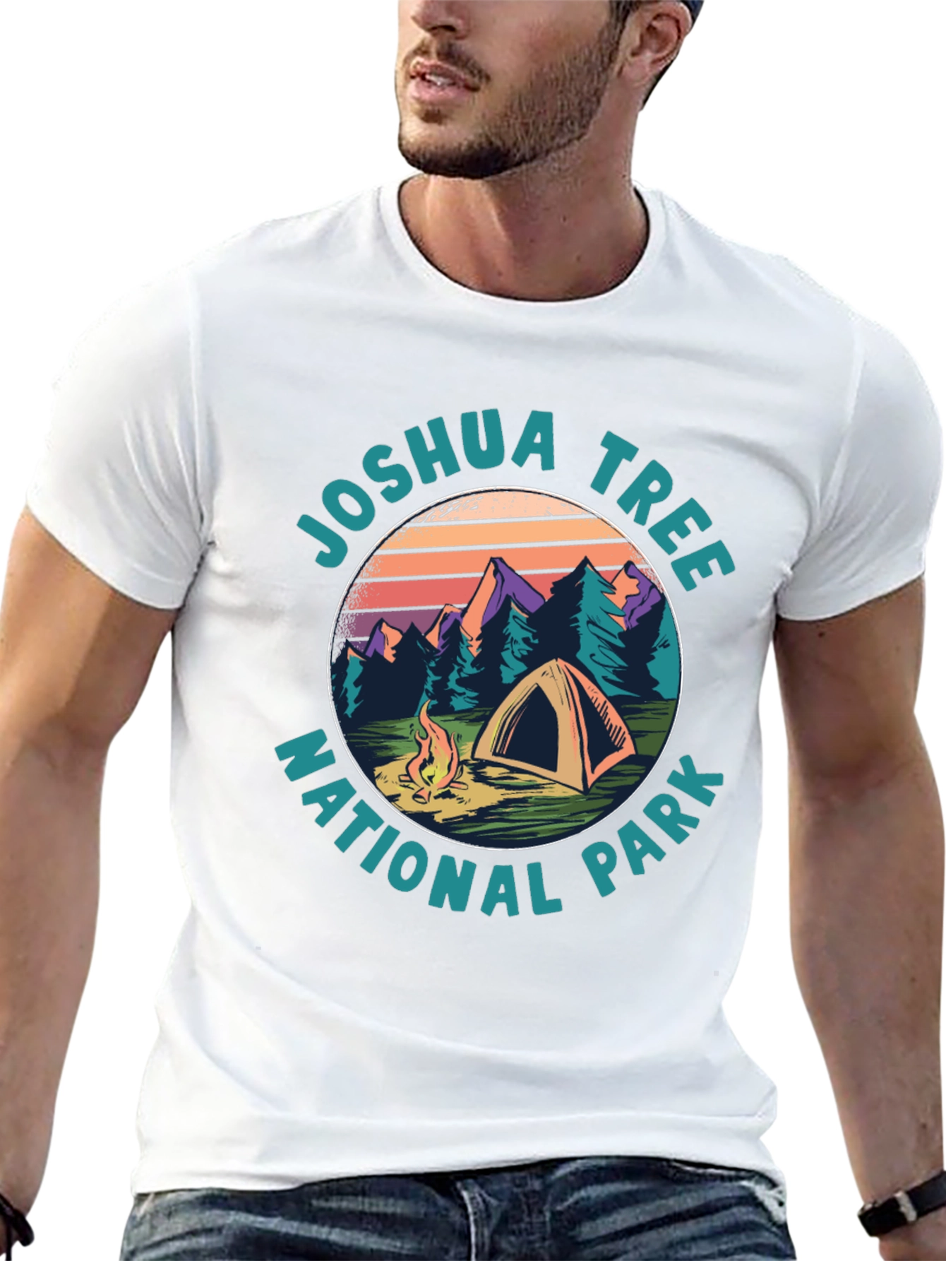 Joshua Tree National Park Camping T-Shirt