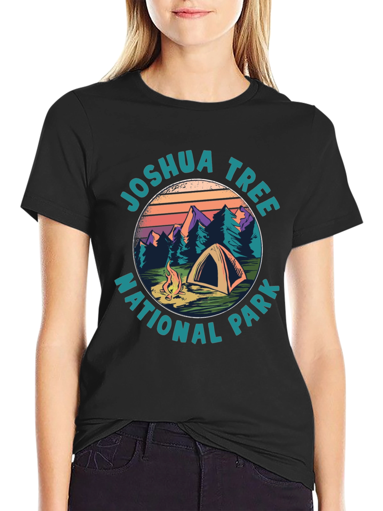 Joshua Tree National Park Camping T-Shirt