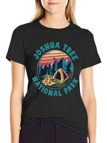 Joshua Tree National Park Camping T-Shirt