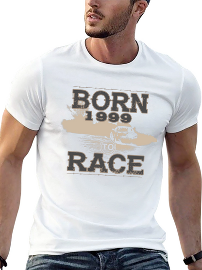 Born 1999 to Race Black Graphic Tee