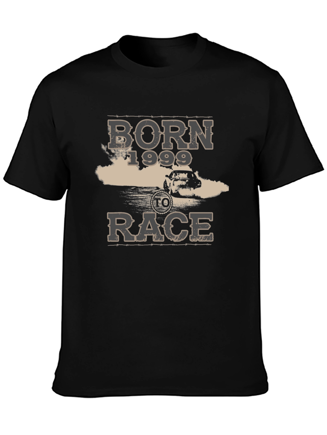 Born 1999 to Race Black Graphic Tee