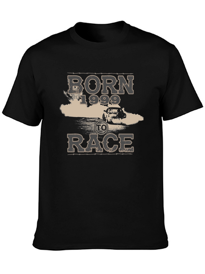 Born 1999 to Race Black Graphic Tee