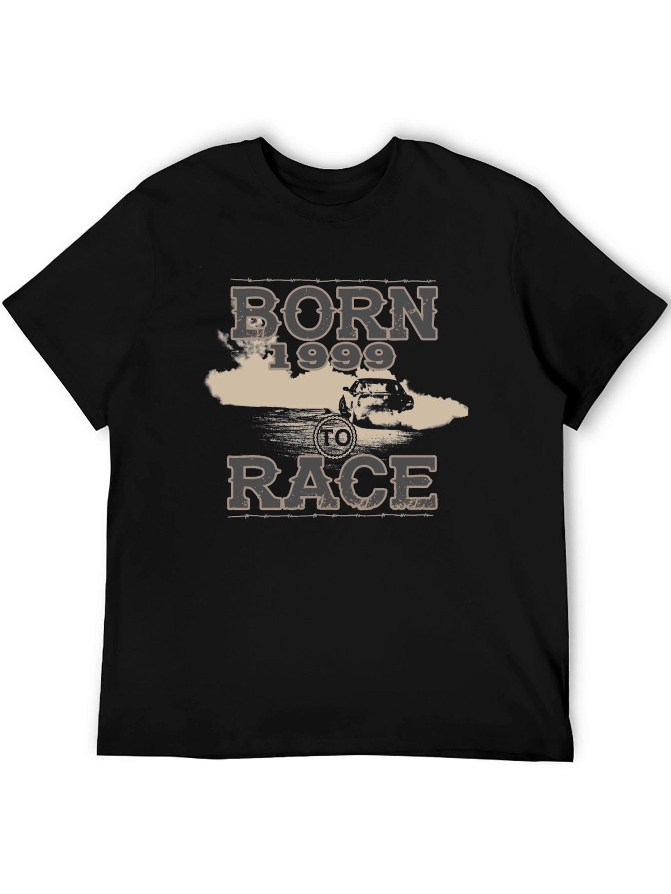 Born 1999 to Race Black Graphic Tee