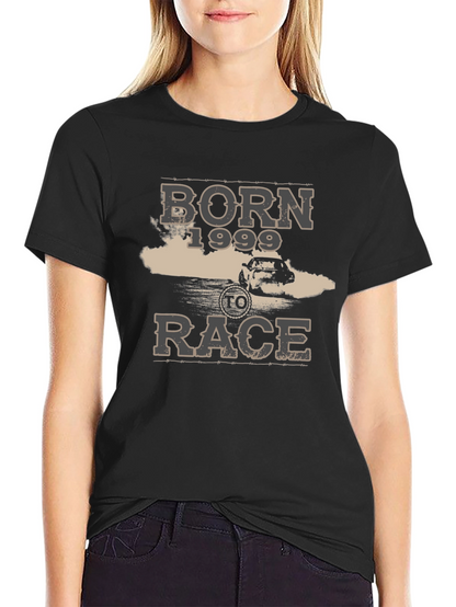 Born 1999 to Race Black Graphic Tee