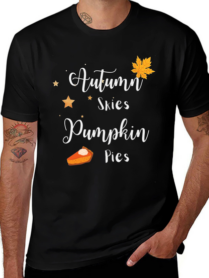 Autumn Skies & Pumpkin Pies Graphic T-Shirt