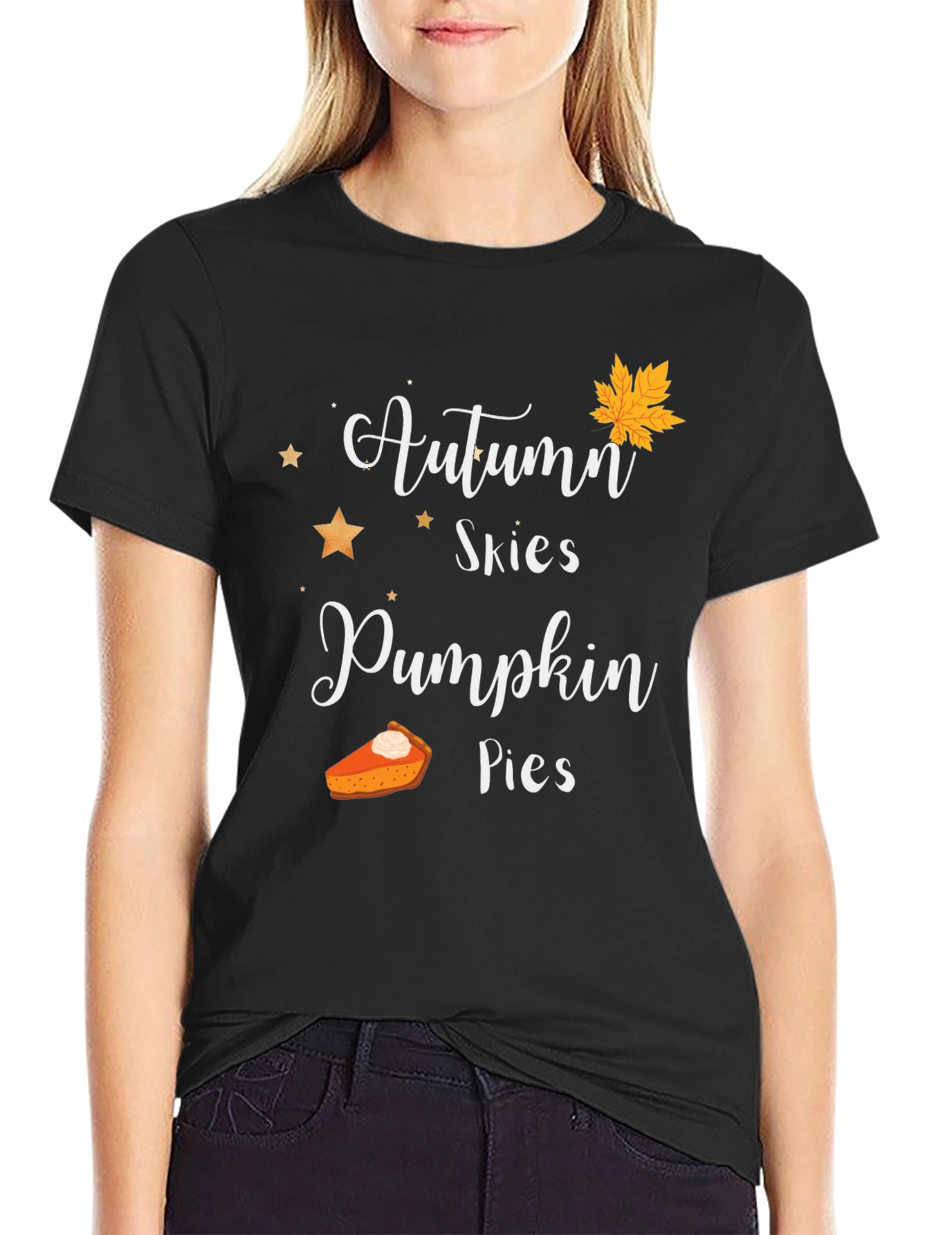 Autumn Skies & Pumpkin Pies Graphic T-Shirt