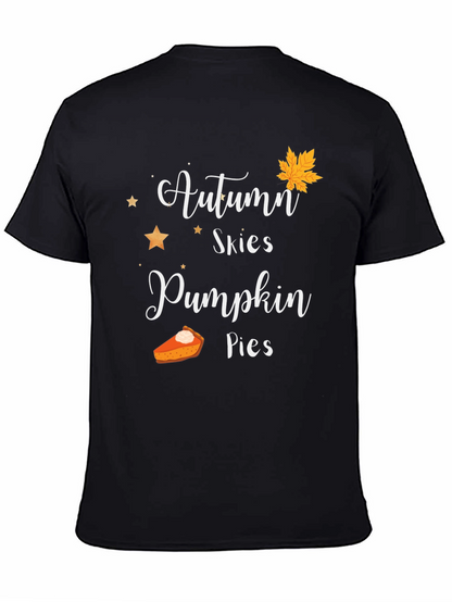 Autumn Skies & Pumpkin Pies Graphic T-Shirt