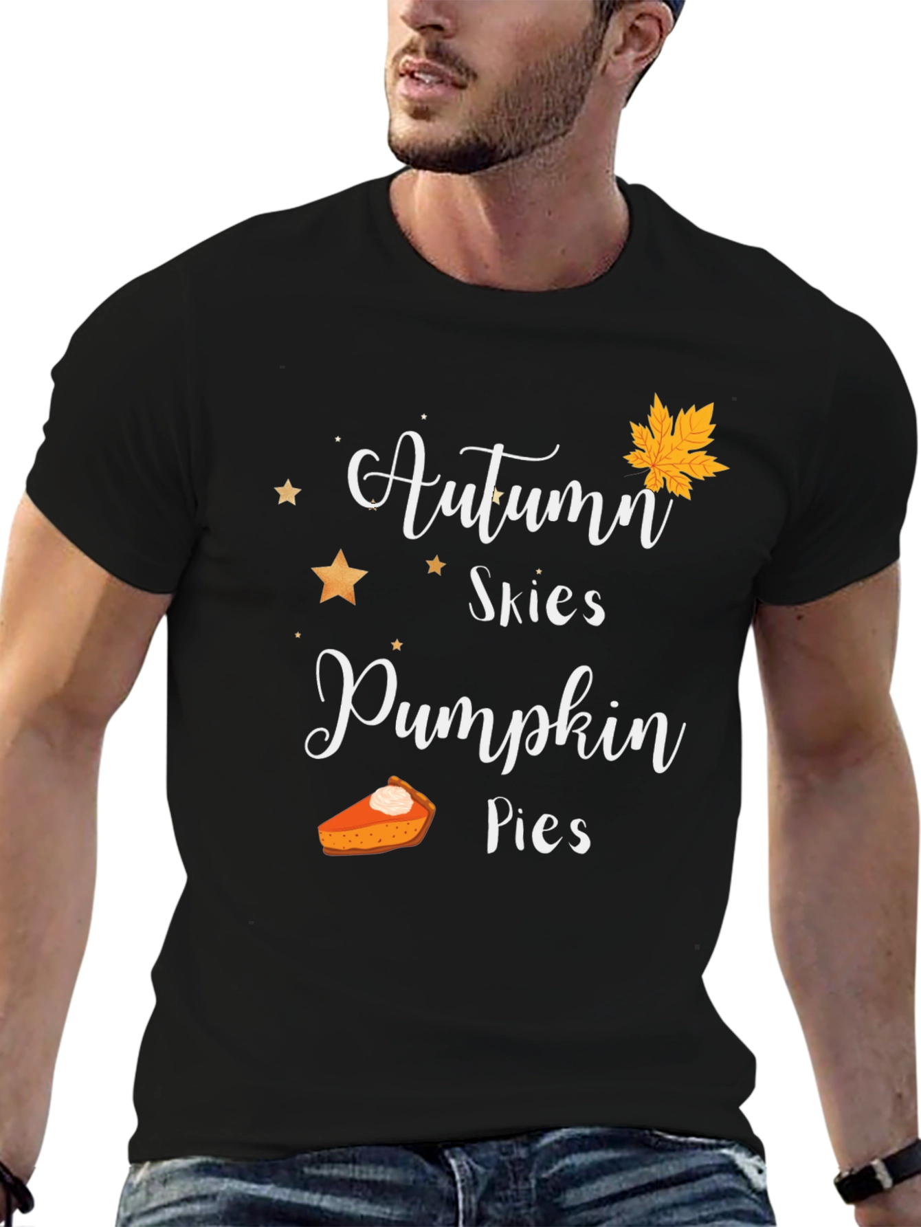 Autumn Skies & Pumpkin Pies Graphic T-Shirt