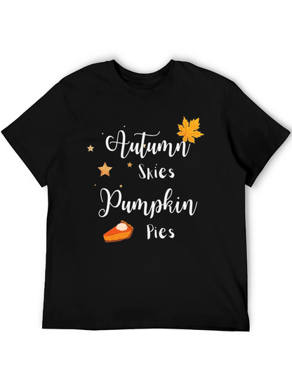 Autumn Skies & Pumpkin Pies Graphic T-Shirt